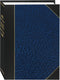 Pioneer Photo Albums LBT-57/NB 50-Pocket Photo Album, Navy Blue and Black Leatherette Cover, 5 by 7-Inch