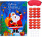 SKYLETY Christmas Party Games Pin The Nose Game on Santa Claus Fun