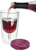 Southern Homewares 10oz Merlot Red Lid Wine Tumbler, 2-Pack, Insulated Double Wall Acrylic