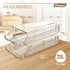 theaoo Automatic Rolling Egg Holder for Fridge, Clear Plastic Egg Dispenser, Stackable Organizer with Quick Removable