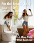 Set AIR U+ Hands-Free Electric Toilet Brush for Seniors & Busy Households - No Bending, Effortless Clean