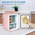 Simple Deluxe 4L/6 Can Mini Fridge - Portable Cooler & Warmer - Freon-Free Refrigerator for Skincare