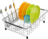 iPEGTOP Cutlery Utensil Silverware Drying Rack, Rust Proof Stainless Steel Chopsticks Basket Holder with Hooks