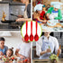 Silicone Spoons for Cooking, 10 INCHES, Serving Spoons for Mixing, Stirring & Basting, Nonstick Heat Resistant, 3 PCS