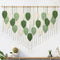 Weldomcor Large Macrame Wall Hanging, Boho Leaves Macrame Tapestry Wall Decor Handmade