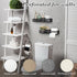 2 Room(11.81 Inch/ 30 cm,Black) Lallisa Pieces Stainless Steel Shelf Bathroom Shower Floating Shelves Wall Mounted