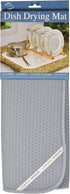 Microfiber Dish Drying Mat, Gray, 16 by 18-Inch