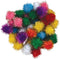 CHENILLE KRAFT 1 Inch Glitter Poms - 40 Pack