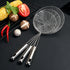 Spider Strainer Skimmer Spoon, Set of 3 Sizes, Stainless Steel Fryer Scoop, Wire Strainer Ladle for Cooking