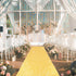 Wedding Aisle Runner 2FTx15FT Gold Sequin Carpet for Indoor Outdoor Engagement Ceremony Decoration, Sparkly Runner Rug