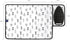 Encasa Homes Ironing Mat/Pad (Small 28"x20") with 3mm Padding & Silicone Iron Rest for Steam Pressing