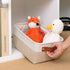 DULLEMELO Small Storage Basket for Organizing, Collapsible Fabric Basket for Shelves, Closets, Laundry, Decorative Gift