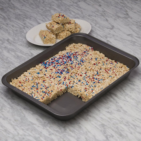 Ecolution Bakeins Non-Stick Heavy Duty Carbon Steel Roasting Pan, Gray