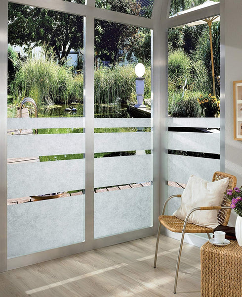 d-c-fix Self-Adhesive Privacy Glass Window Film, Rice Paper, 17" x 78" Roll, 3-Pack