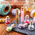 Patelai 50 Pcs Mini Glass Bottles Jars - Tiny Cork Stoppers for DIY Decor, Wishing Message Jars for Parties