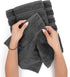 4 Set, 600 100% 27x54 American Soft Linen Luxury Piece Bath Towel GSM Cotton Turkish Bath Towels for Bathroom, in Large