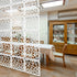 Lchen Hanging Room Divider - 10 Pieces Wood-Plastic Hanging Panels 0.2“ Thick Screen Panel for Living Room Bedroom Home