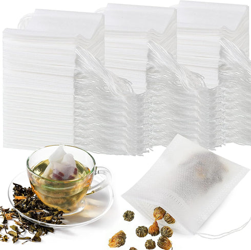 Zubebe 2400 Pcs Disposable Tea Bags for Loose Leaf Tea Empty Teas
