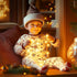 2Pack 33Ft 100 Fairy Lights Plug in, LEDs Waterproof Silver Wire Firefly Lights, Adaptor Included, Starry String Lights