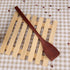Mini Wooden Spatula, 9.7 Inch Nonstick Heat Resistant Wooden Turner Frying Spatula Cooking Baking Utensils for Nonstick Cookware Wok(Dark Red)