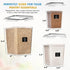 Set 3 (6L, 2.9L, 1.1L) Shazo Flour Sugar Storage Containers of Large Airtight Food Storage Containers with Lids