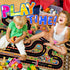 31''x47'' Kids Car Rug for Play Toy Cars, Race Track Play mat Carpet Kid Road Rugs for Playroom Classroom Kids