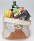 O-WITZ Reusable Grocery Bags, Vibrant Tote Bag for Groceries, Washable Design with Large Handles, Sloth Yoga