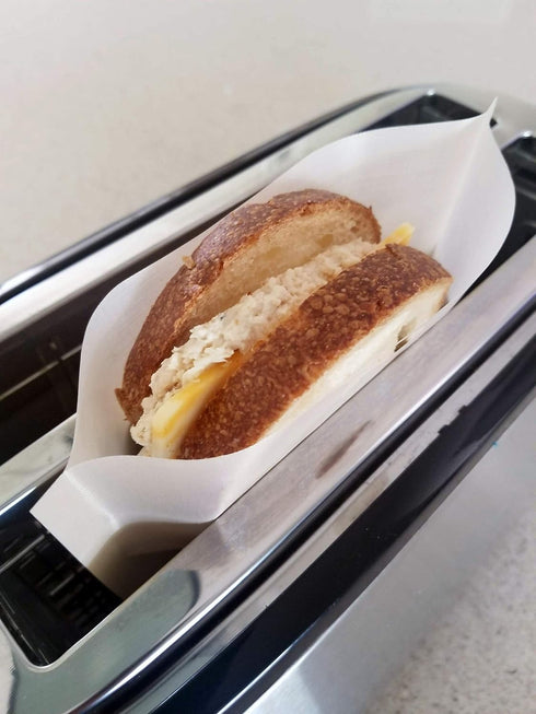 Non-Stick Reusable Toaster Bags (Set of 10), Create Grilled Cheese Sandwiches in Toaster