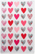 DII Valentine's Day Collection Kitchen Dishtowel Set, 2 Piece, 18x28, Hearts Collage