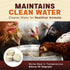 50, Count) Stock Tank Clarifier - Improves Livestock Water by reducing buildup and Creating Healthier Water troughs.