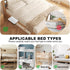 FABIEN SIEFFERT Bedside Shelf for Bunk & Top Bunk, Bed Side Tray Table Storage, Bedside Caddy, Bunk Bed Shelf, Clip On