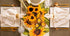 DII Spring & Summer Table Runner, 14x108, Rustic Sunflowers Print Table Top Décor Collection