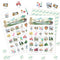Fahdatzh Travel Games Bingo Cards, Journey Theme Bingo Game, Trip Game for Family