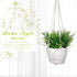 3 Pack 3 35"/29"/23" YIBOT Macrame Plant Hanger Indoor Hanging Planter for Plants Holder with Hooks, Size No Tassels