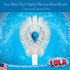 4 Pack, LOLA Toilet Bowl Brush w/Curved Head, Coated Wire, Durable Poly Bristles, Reaches Under Toilet Bowl Rim