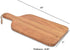 Acacia Wood Paddle Cutting Boards for Kitchen, Cheese, Food Serving Tray, Charcuterie Boards (15" x 7" x 0.65")
