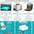 Microwave Toaster, Sandwich Maker, Panini Maker, Dishwasher Safe, Wireless, Time Saving, Fast (Blue)
