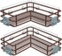 Nieifi Adhesive Corner Shower Caddy Shelf Basket Rack with Hooks, Rust Proof