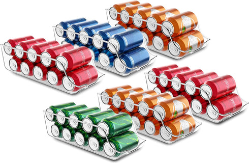 Utopia Kitchen Can Organizer for Pantry (Pack of 6) - Soda Can Storage for Fridge & Freezer, Holds Food & Soup Can