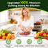 Board,100% Fruit(18L*12W) Titanium Cutting Pure Titanium Cutting Boards for Kitchen, Double-sided Food Grade Cutting