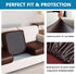 PU Leather Sofa Cushion Covers, Set of 2, Chocolate Sofa Seat Slipcover with Elastic Bottom