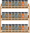 Bamboo Spice Rack Organizer, 3 Tier Spice Jars Storage Rack with Handles,