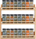 Bamboo Spice Rack Organizer, 3 Tier Spice Jars Storage Rack with Handles,