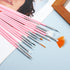 Aster 15Pcs Cake Decorating Brushes Kit, Food Safe Paint Brushes for Fondant Sugar DIY Tools, Cookie Decorating
