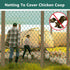 Bird Netting for Chicken Coop, Poultry Netting Over Chicken Run & Chicken Pen, Heavy Duty Nylon Nettings Reusable