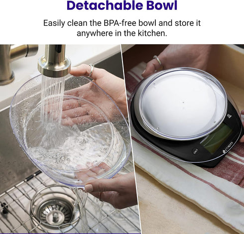 Etekcity 0.1g Food Scale, Digital Grams and Ounces for Weight Loss, Baking, Cooking, Meal Prep