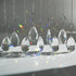 10pcs Crystal Sun Catcher, 38mm Hanging Clear Teardrops Chandelier Crystals Parts Prisms