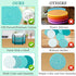 MIAOMIAO 8 Set, 4 4.3 Inches Pcs Drink Coasters, Minimalist Cotton Woven Coaster Colors Absorbent Coaster Protection