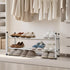 4 Closet, 1 STORAGE MANIAC Expandable Shoe Rack, Pairs Stackable Small Shoe Rack, Metal Adjustable Shoes Organizer