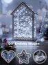6Pack 7ft 20 3 Fairy Lights with Timer, LED Twinkle Light Battery Operated Modes, Mini String Lights for Christmas
